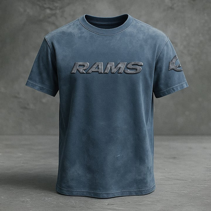 LAR NFL Retro Style Shirt DDT  HLPHUONG