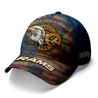 LAR Premium NFL 250th anniversary of America Cap DDT CTND