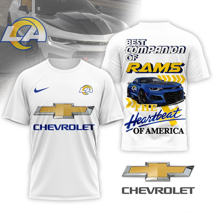 LAR Premium NFL Chevrolet 3D Shirt DDT CTND