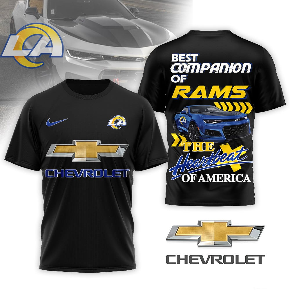 LAR Premium NFL Chevrolet 3D Shirt DDT CTND