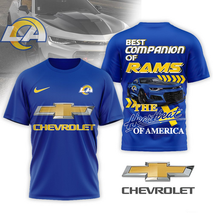 LAR Premium NFL Chevrolet 3D Shirt DDT CTND