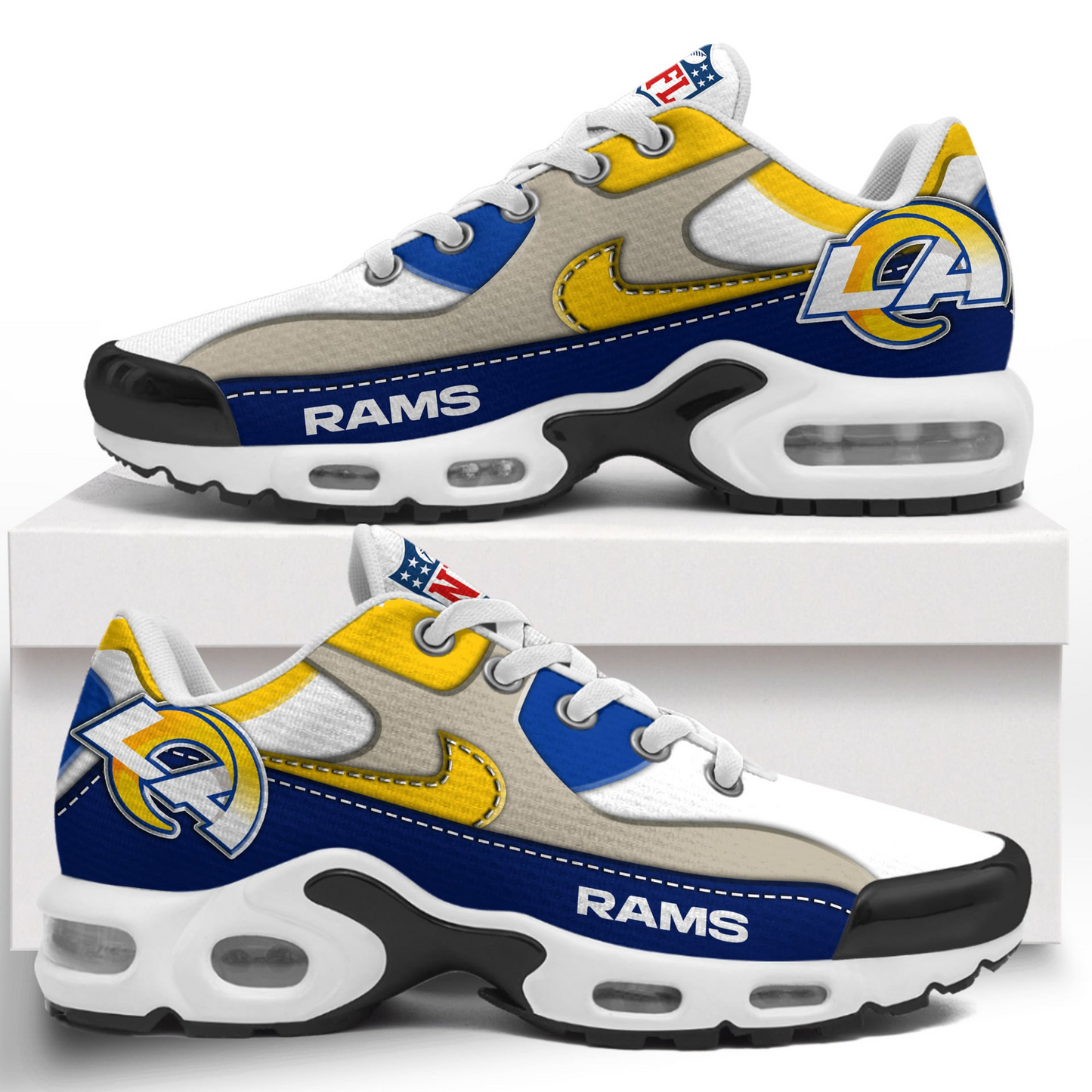 LAR Premium NFL Color Block Air Max Shoes DDT CTND