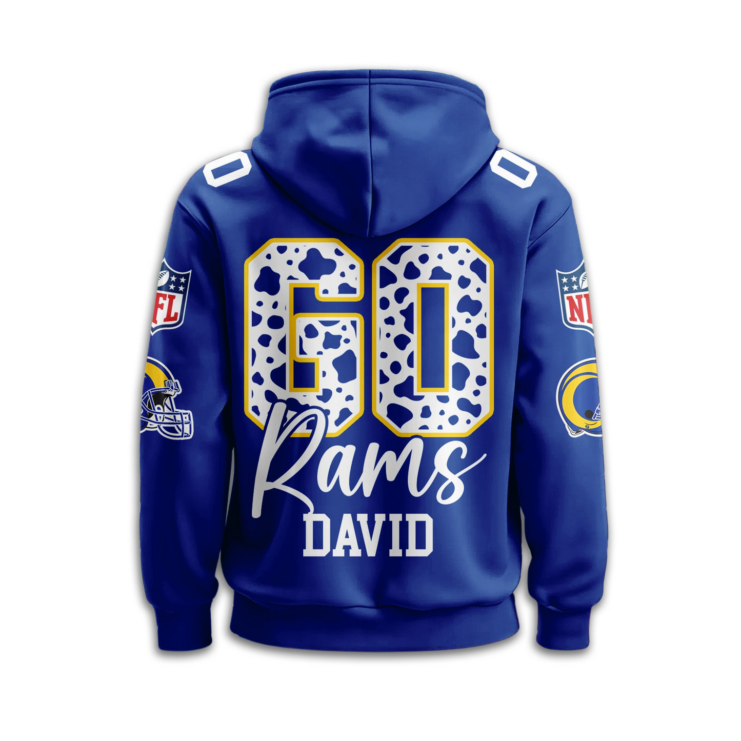 LAR Premium NFL Custom Game Day Hoodie DDT NTL