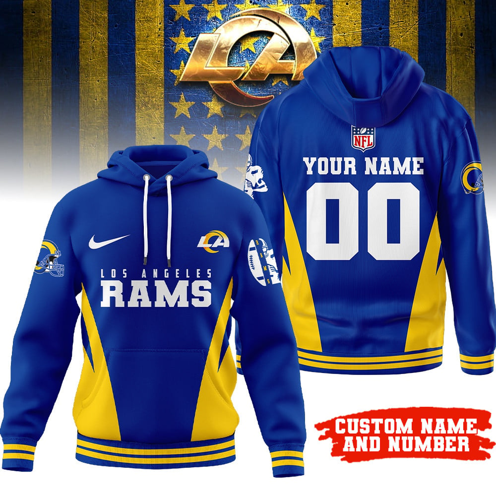 LAR Premium NFL Personalized Fan Hoodie DDT NTL