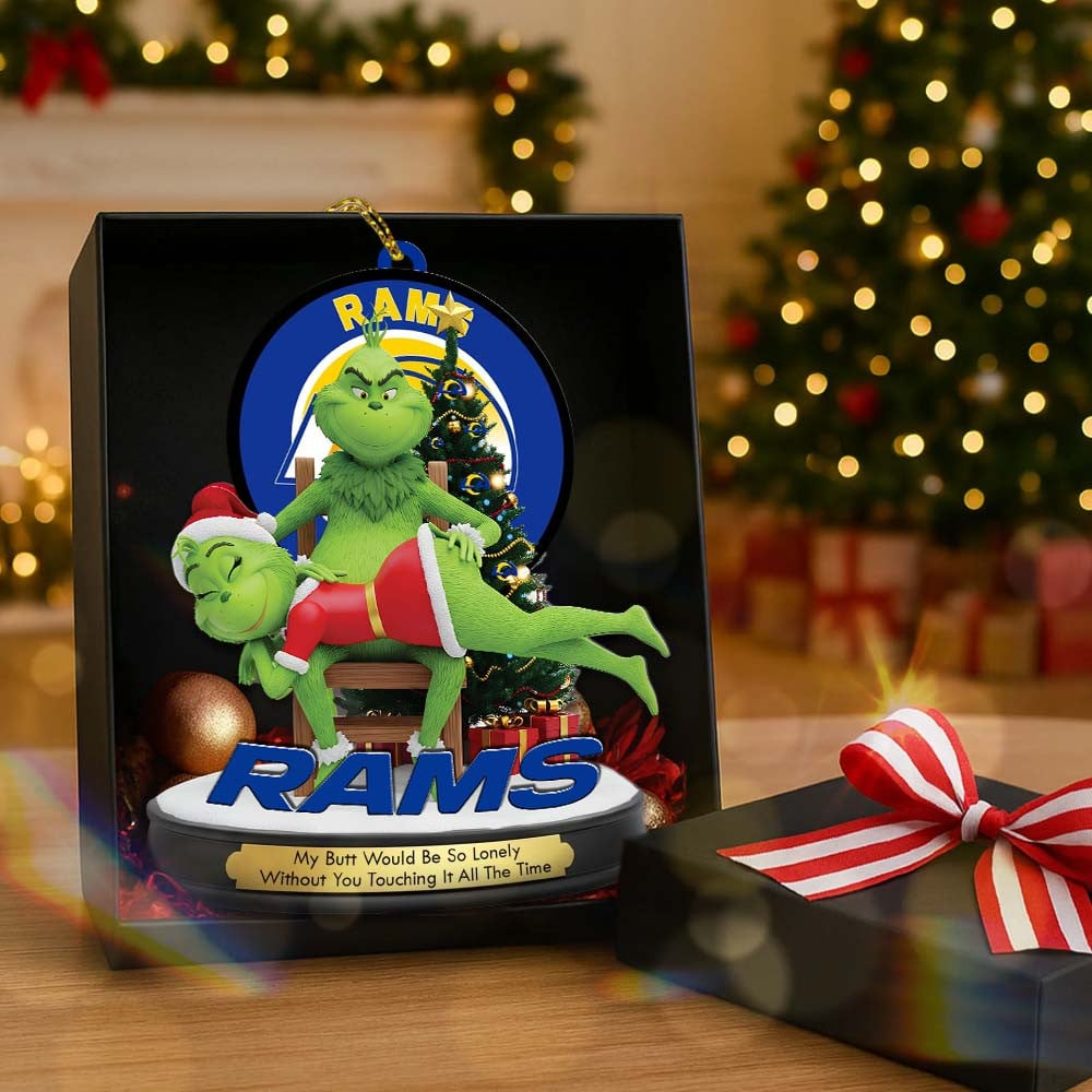 LAR Premium NFL x Grinch Acrylic Ornament DDT NTL