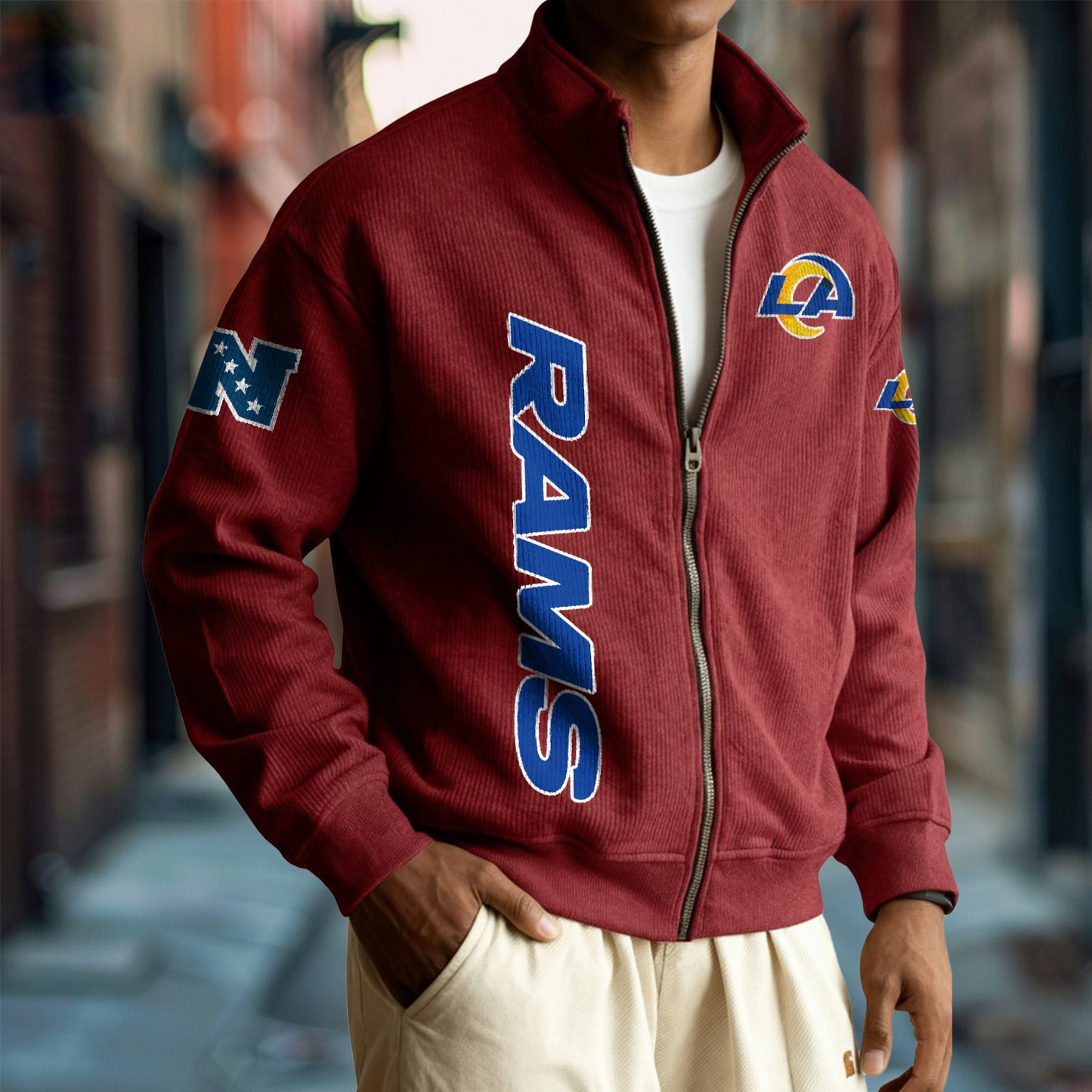 LAR x NFL Corduroy Zip-Up Jacket DatND DVT