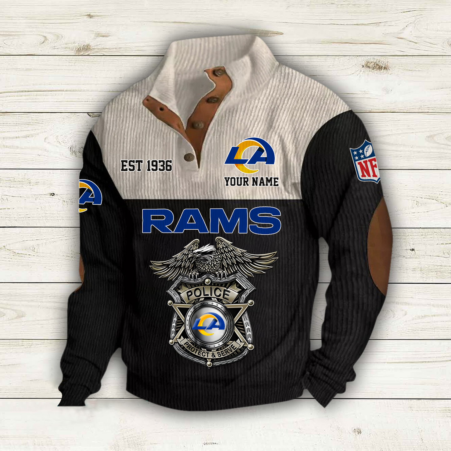 LAR x NFL Custom Name Sport Sweatshirt DatND DVT