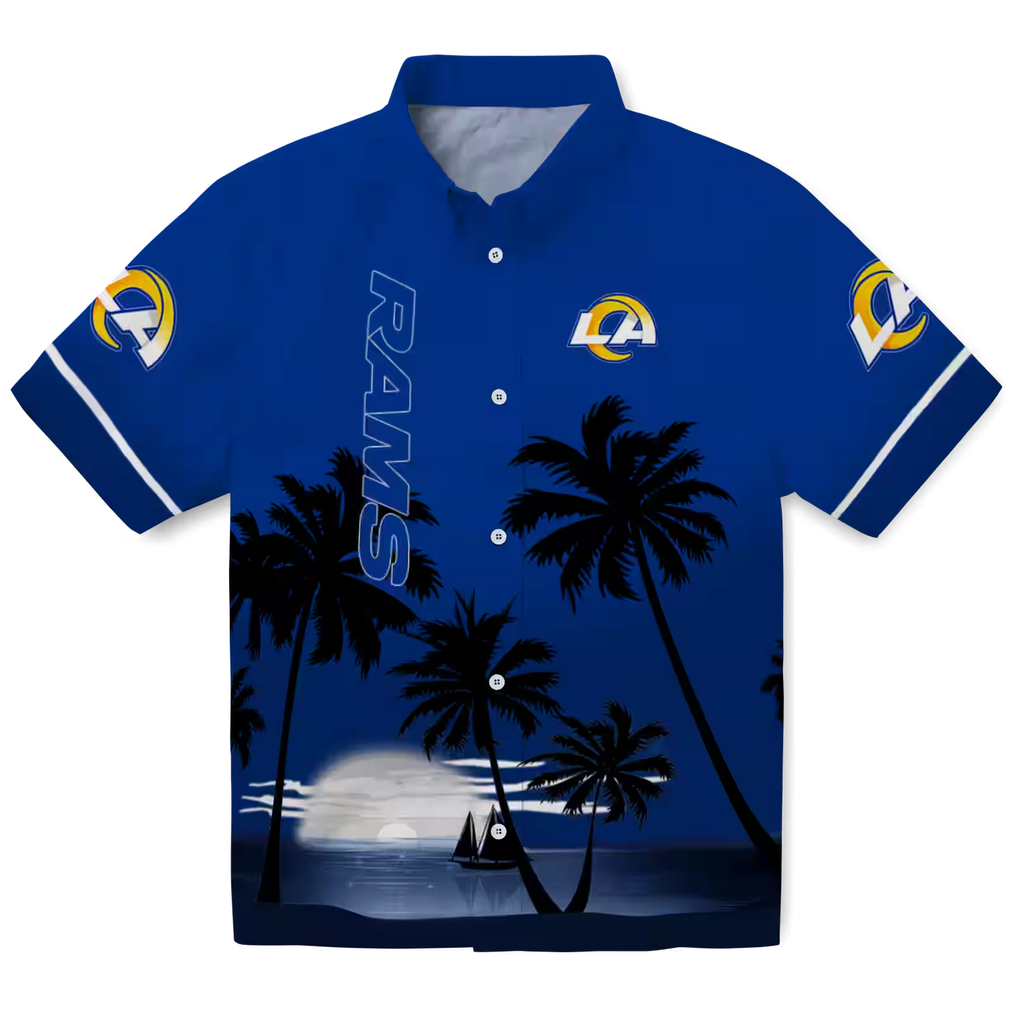 LAR x NFL Hawaiian Shirt ƒ?? Beach Sunset DATND TANTD 270526