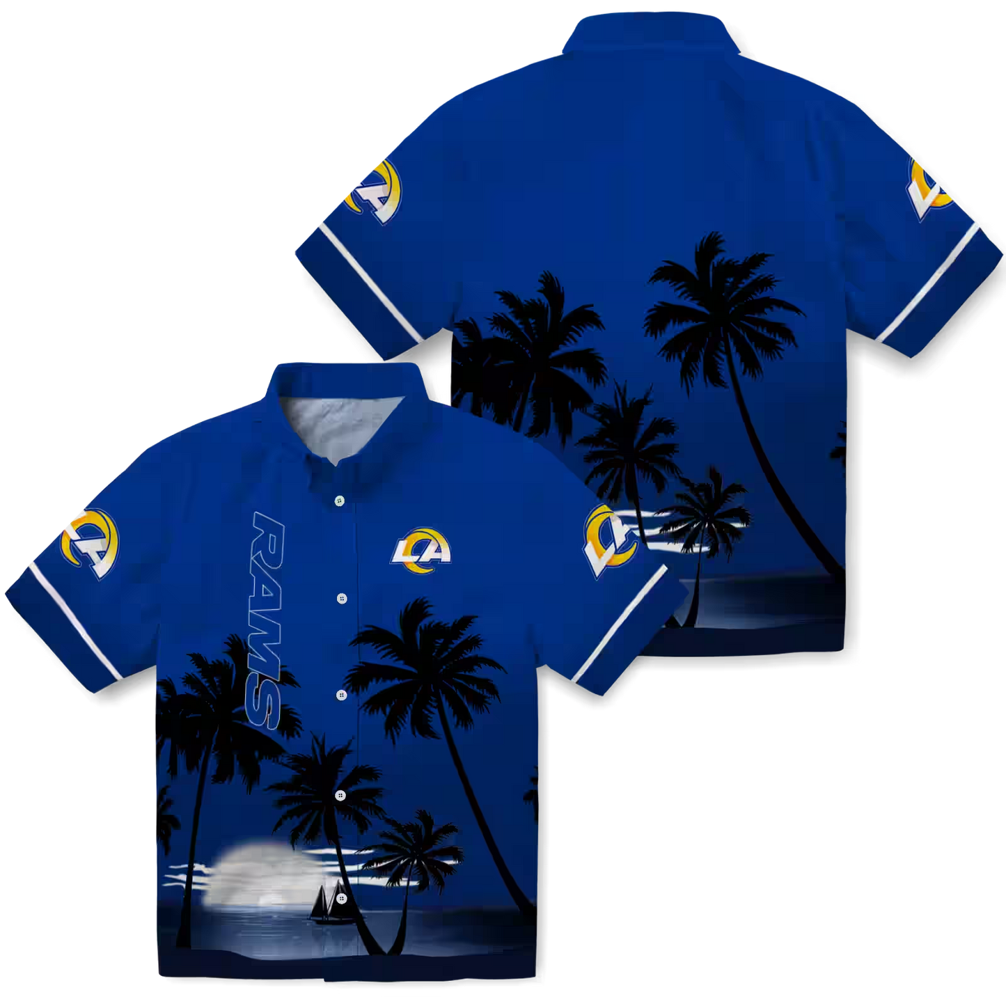 LAR x NFL Hawaiian Shirt ƒ?? Beach Sunset DATND TANTD 270526
