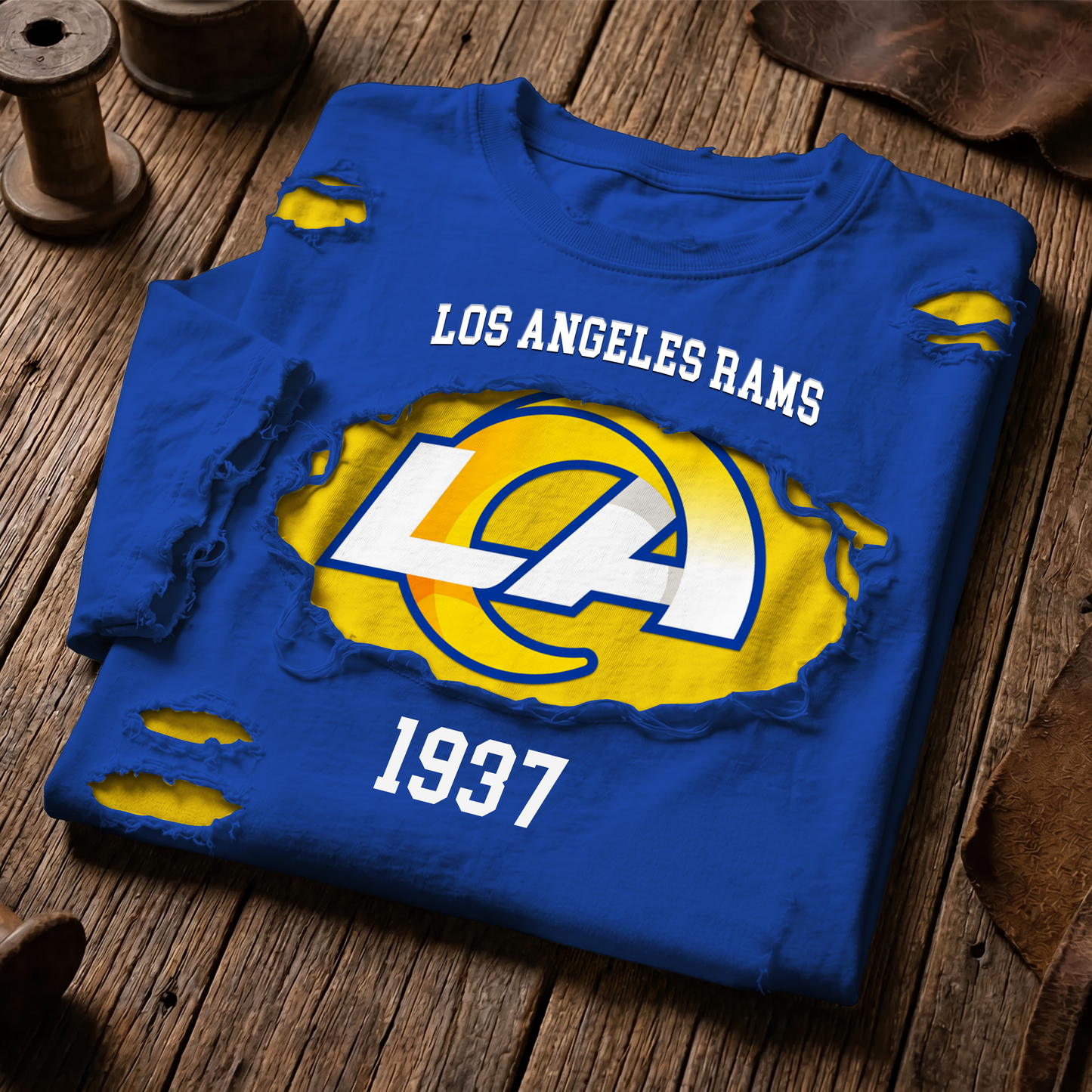LAR x NFL LUXURY CREW-Neck T-Shirt FOR SUMMER HOLIDAY  180626