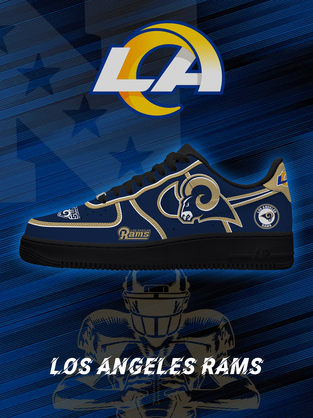 LAR x NFL Luxury AF1 Sneakers 200626