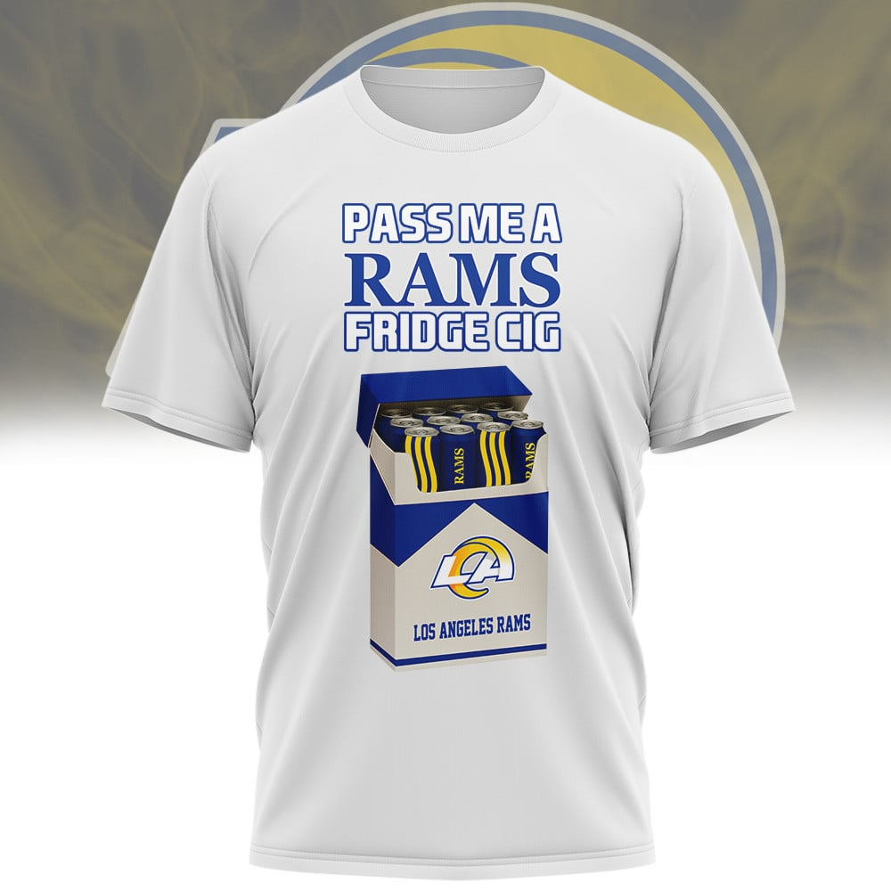LAR x NFL Personalized Fridge Cig 3D Shirt DDT CTND