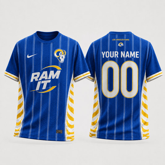 LAR x NFL Personalized T-Shirt for Football Fans