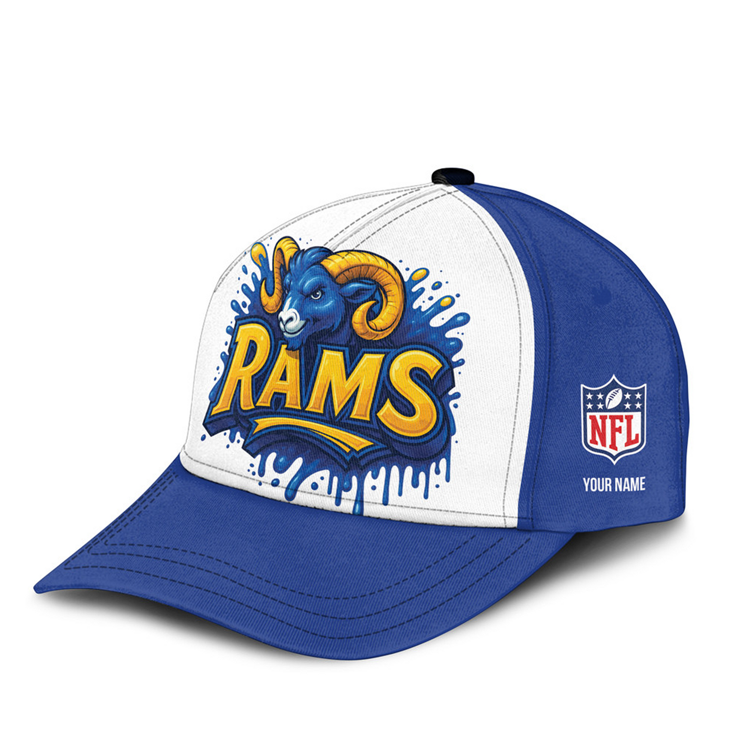 LAR x NFL Premium Custom Graffiti Team Cap