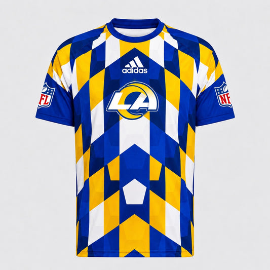 LAR x NFL Premium Geometric Fan Performance T-Shirt