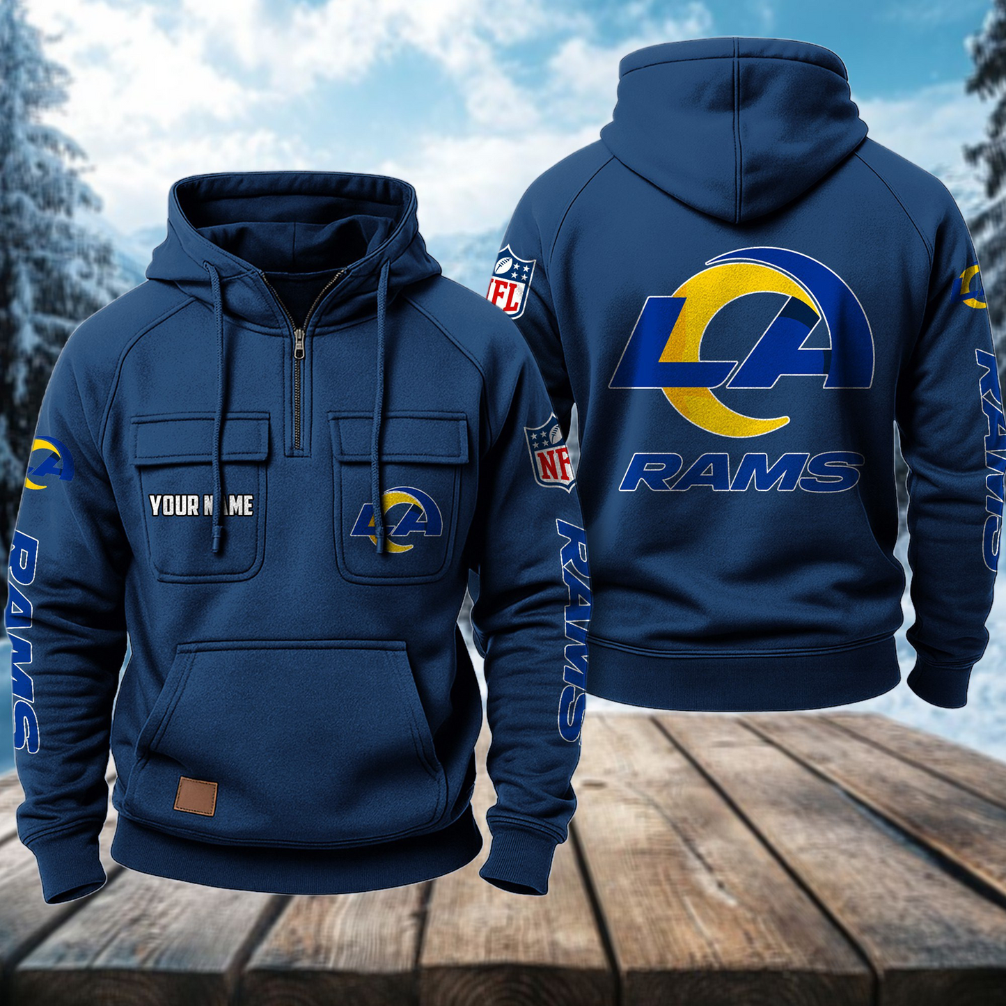 LAR x NFL Premium Hoodie DATND TANTD