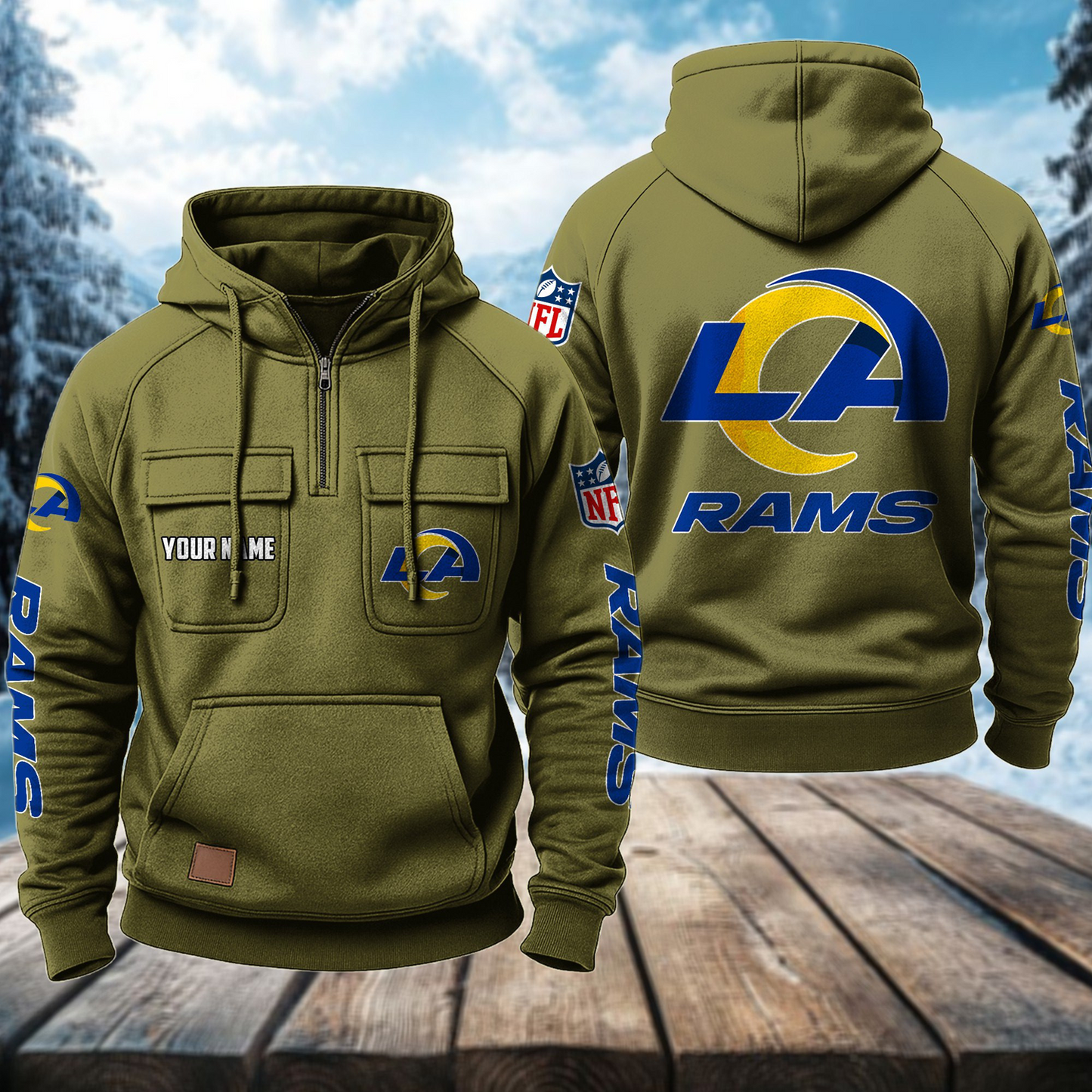 LAR x NFL Premium Hoodie DATND TANTD