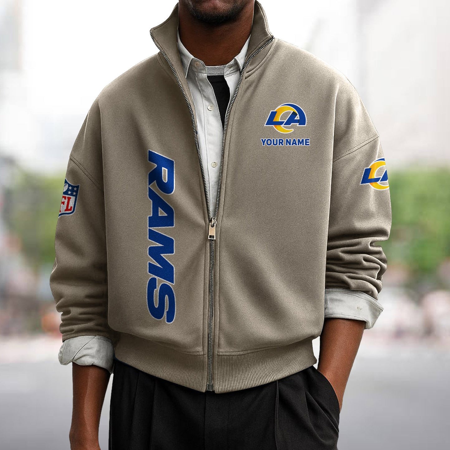 LAR x NFL Sweatshirt Full Zip DATND TANTD