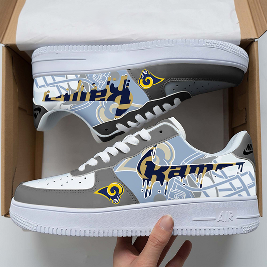 LAR x NFL Team Logo Fan Air Force 1 Shoes DATND TANTD