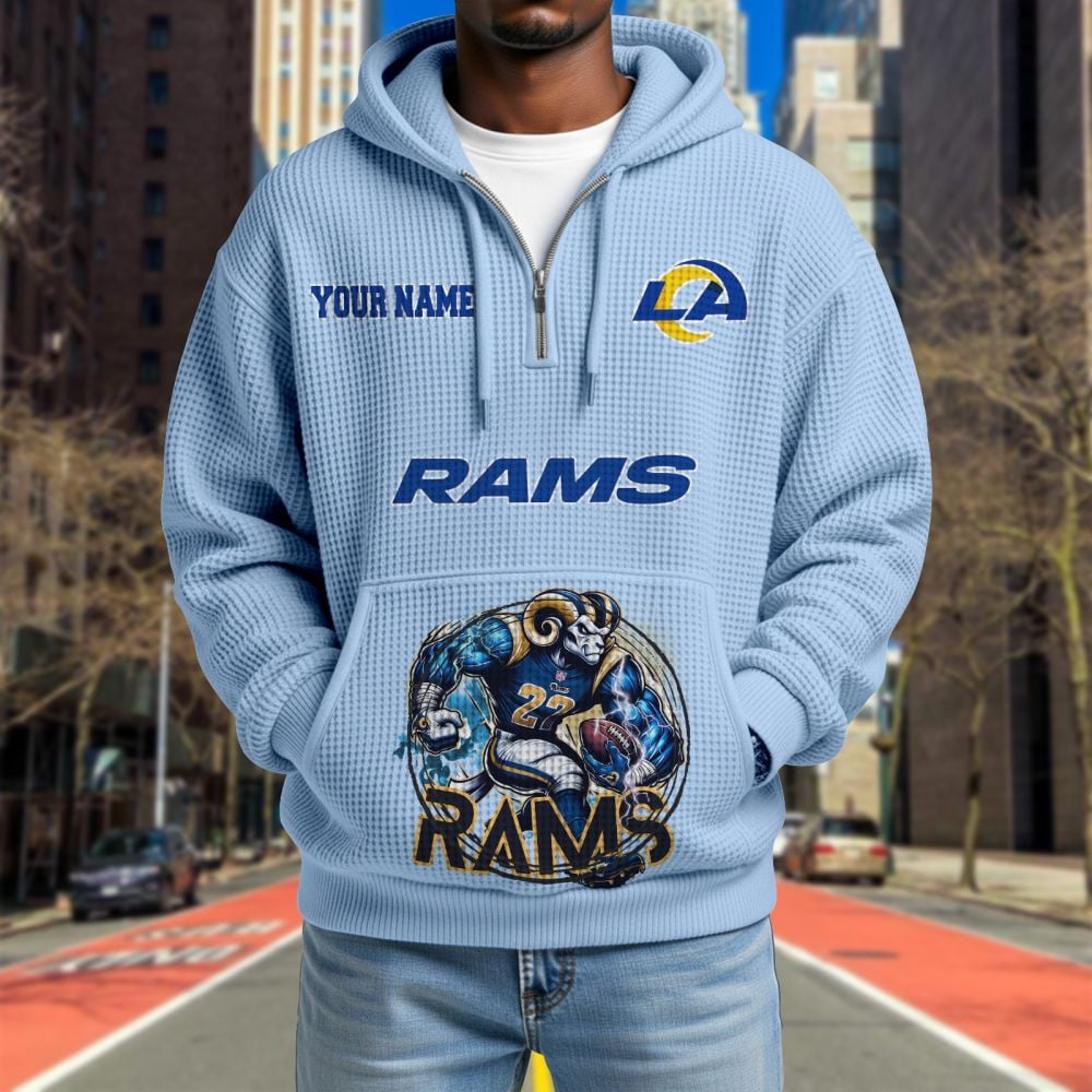 LAR x NFL Waffle Hoodie DATND TANTD