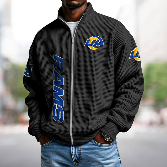 LAR x NFL Waffle Zip-Up Sweatshirt DATND TANTD