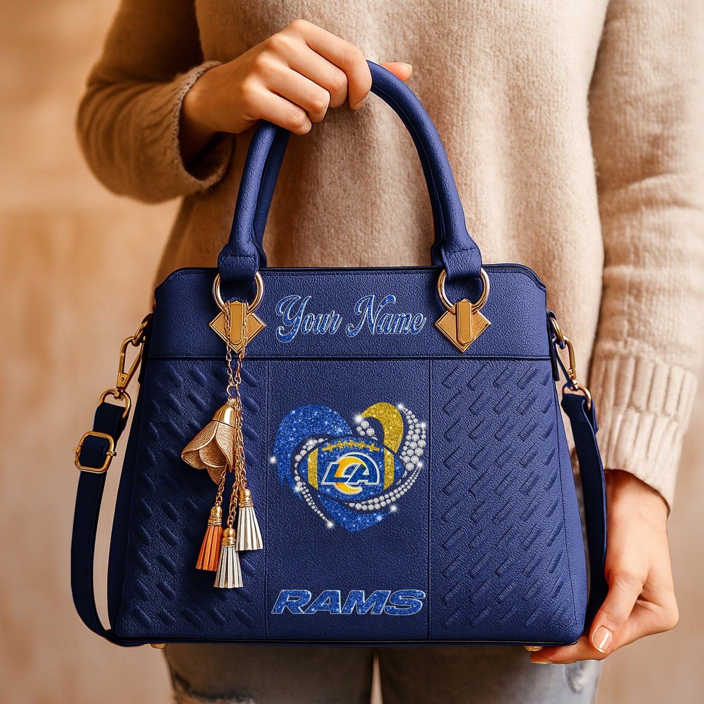 LAR x NFL Zip Handbag 0811 DatND DVT