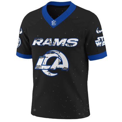LAR x S.Wars Darth Vader 2025 Football Jersey DDT NTL