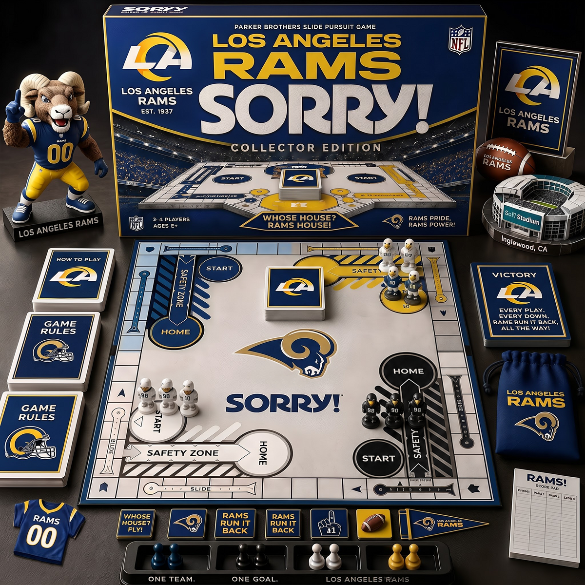 LAR_Premium NFL Football Fan Sorry! Collector Board Game