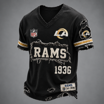 LAR x NFL LUXURY V-Neck T-Shirt 3005 DatND DVT