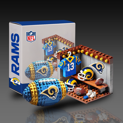NFL Team Ball & Changing Room Building Block Football Set DDT CTND