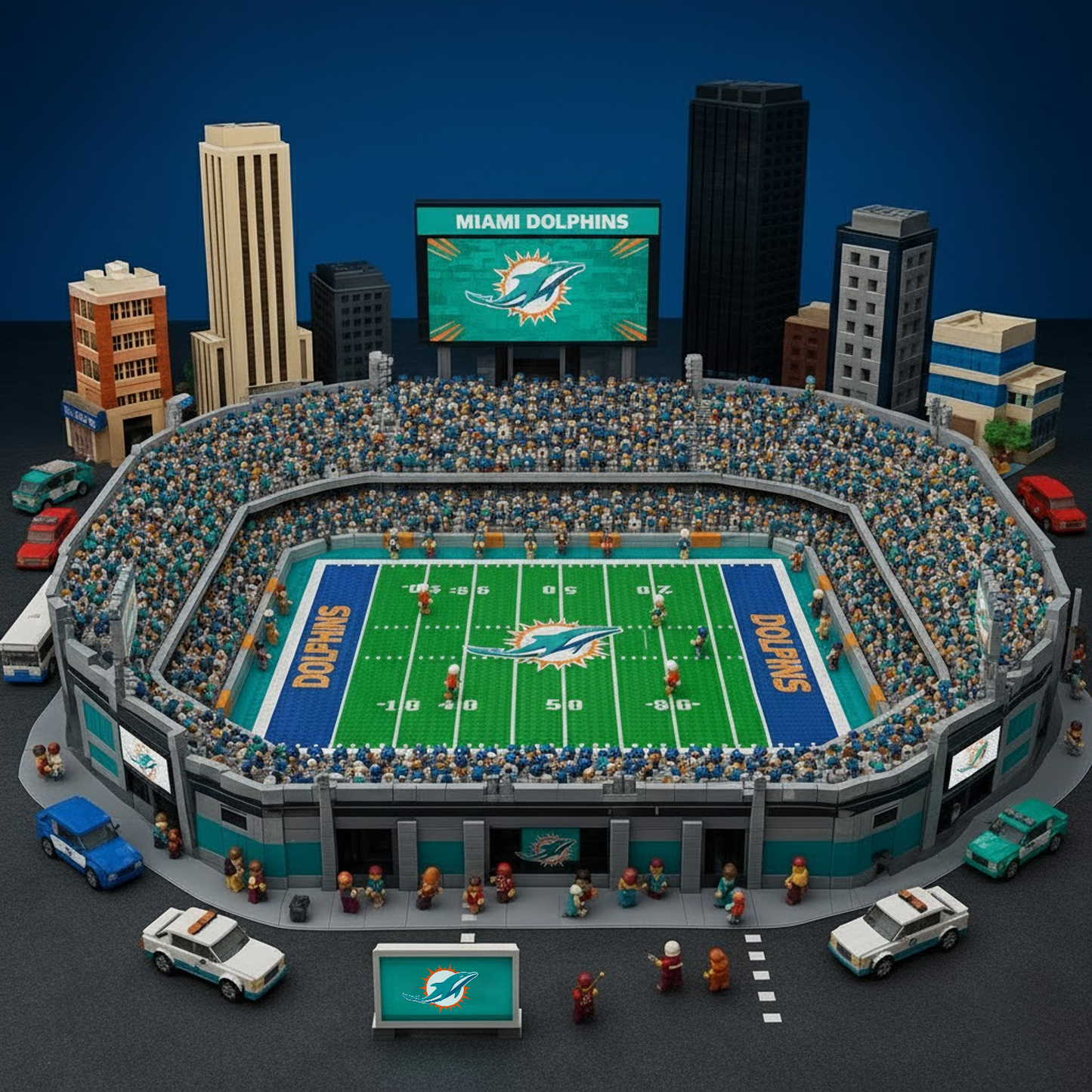 LEGO MIA x NFL Display Stadium DatND DVT