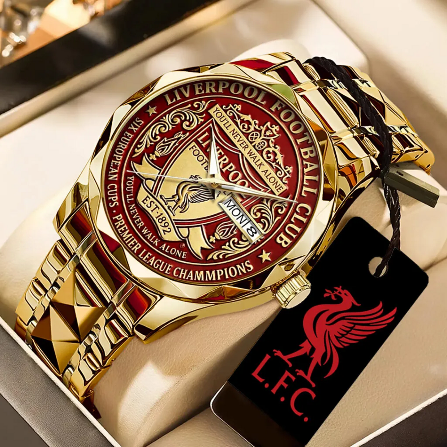 LIV FC Alloy Luxury Quartz Watch 2605 DatND DVT