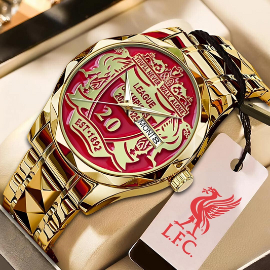 LIV 20 x RL Alloy Luxury Quartz Watch DATND TANTD