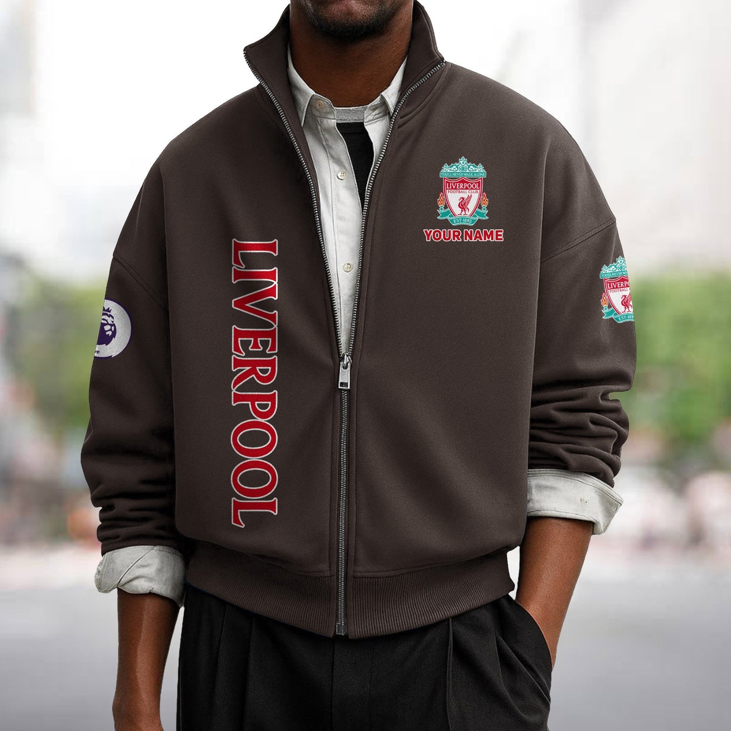 LIVx EPL Men's Zipper Sweatshirt DatND DVT