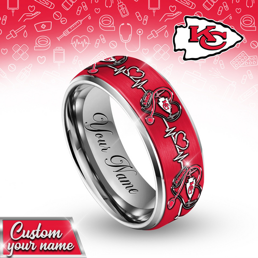 LUXURY NFL X KCC Silver Destiny Ring NDT NHM 2025