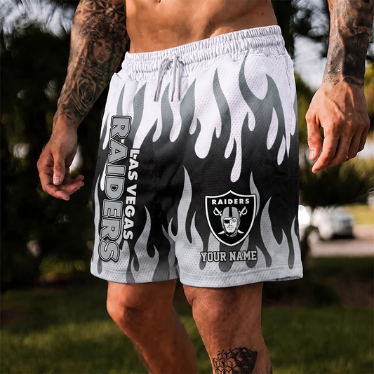 LV X NFL Flame Shorts