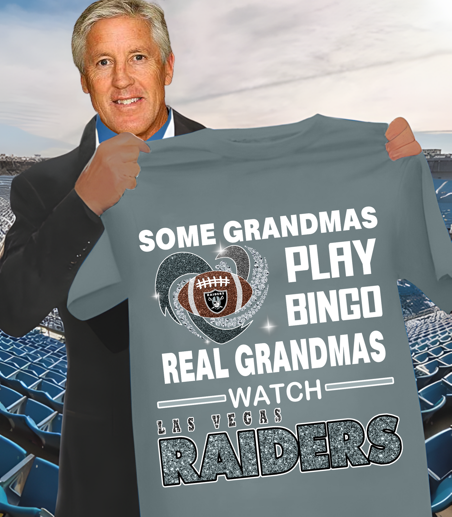 LV X NFL some grandmas play bingo real grandmas wach DATND THUONGNH