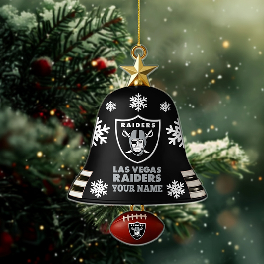 LV x NFL Christmas Bell Ornament Custom Any Name DatND DVT