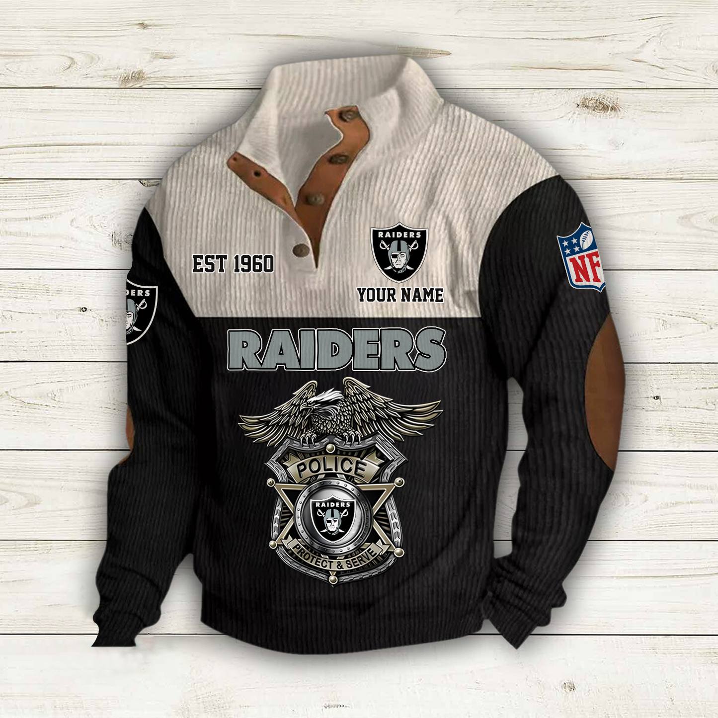 LV x NFL Custom Name Sport Sweatshirt DatND DVT