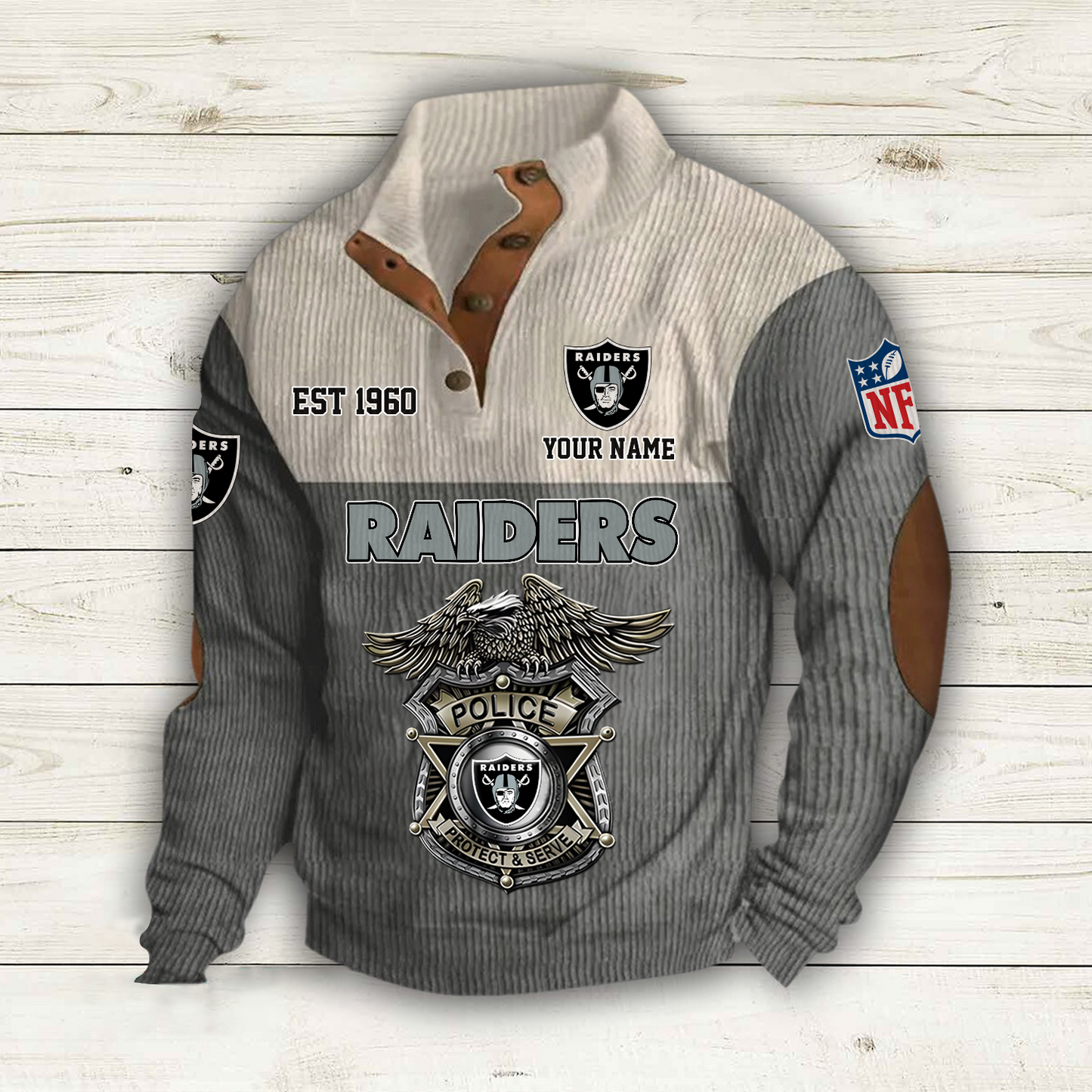 LV x NFL Custom Name Sport Sweatshirt DatND DVT