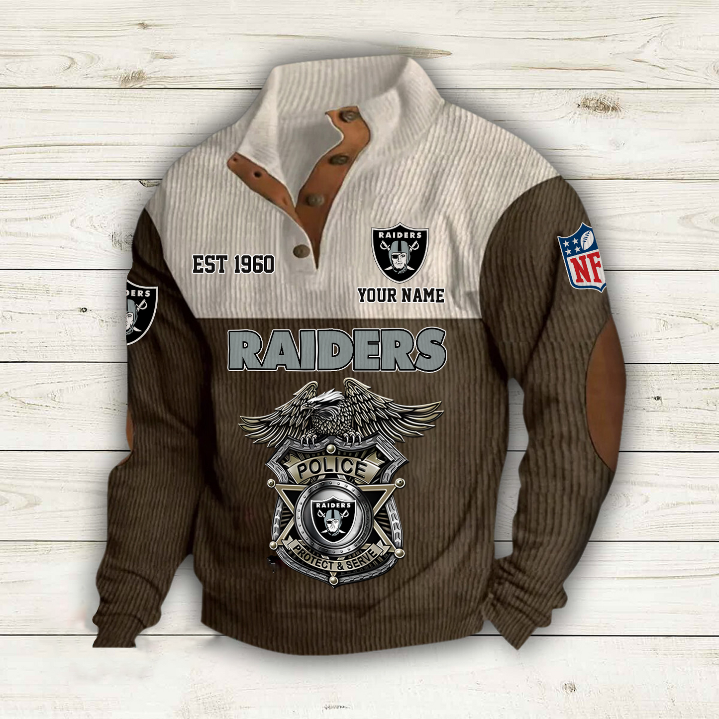 LV x NFL Custom Name Sport Sweatshirt DatND DVT