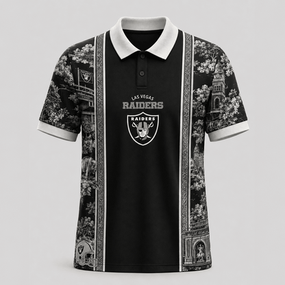 LV x NFL Heritage Cityscape Polo Shirt for Loyal Fans