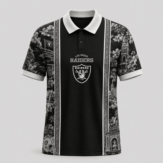 LV x NFL Heritage Cityscape Polo Shirt for Loyal Fans