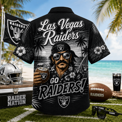 LV x NFL Premium Beach Vibes Hawaiian Shirt