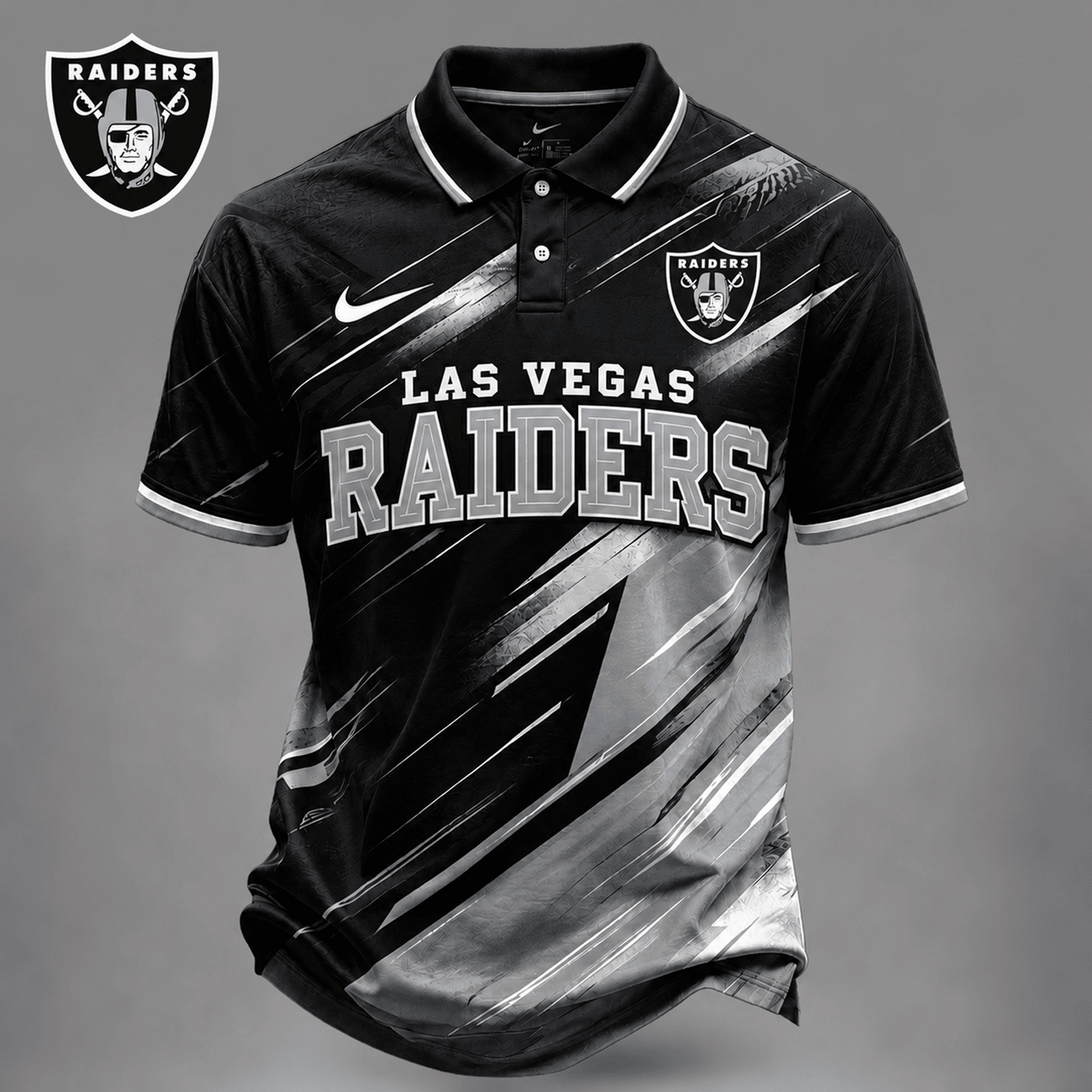 LV x NFL Premium Bold Stripe Polo Shirt