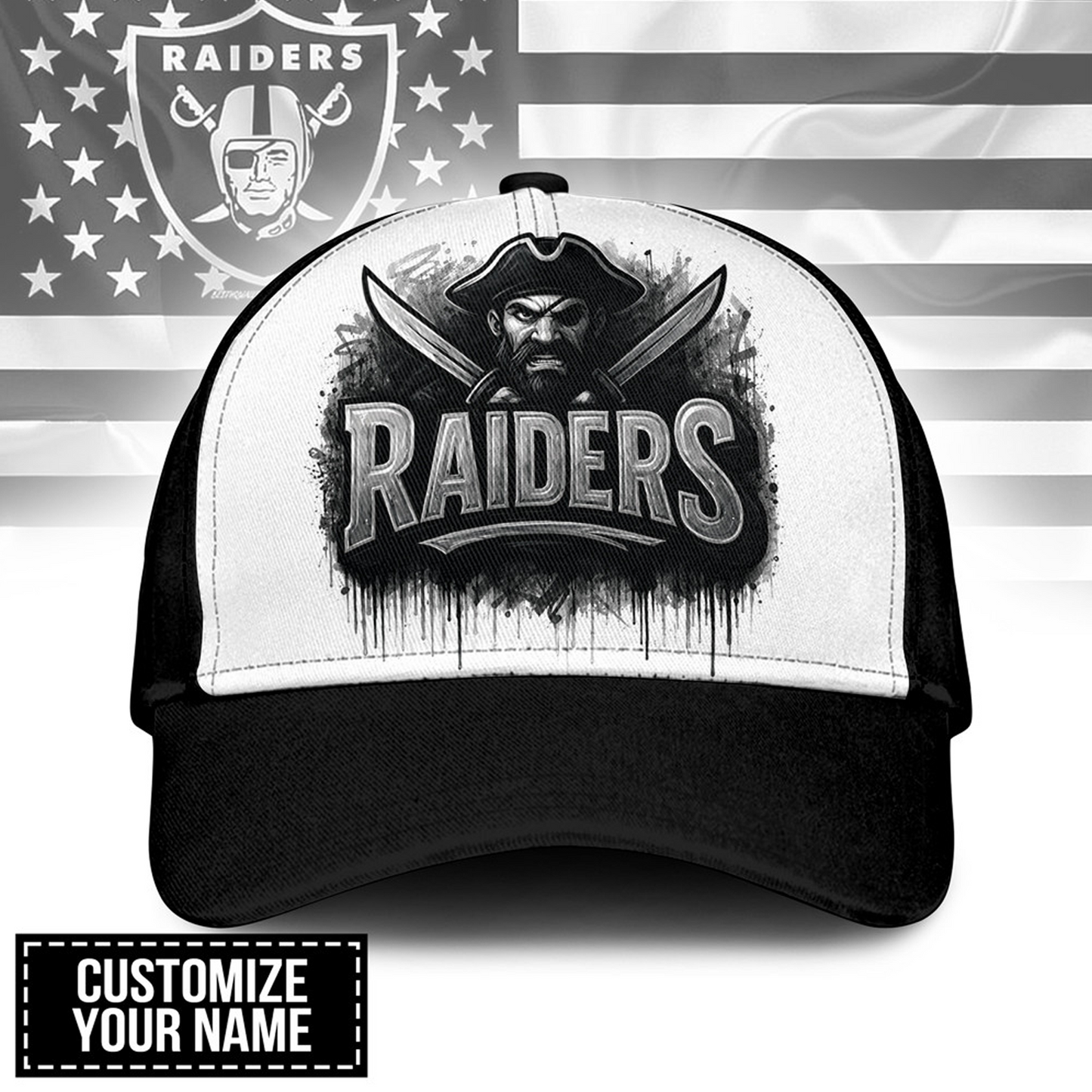 LV x NFL Premium Custom Graffiti Team Cap