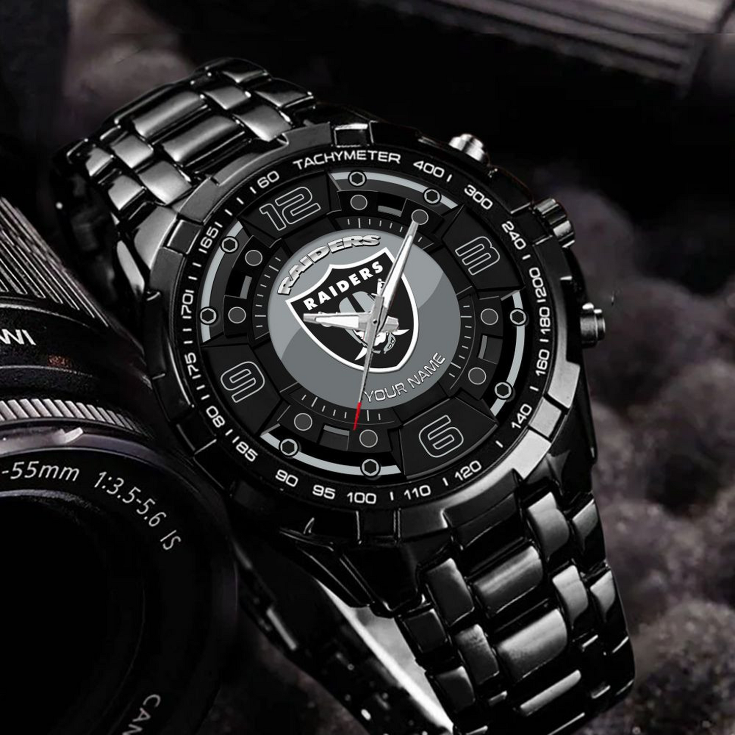 LV x NFL Stainless Steel Watch DatND DVT