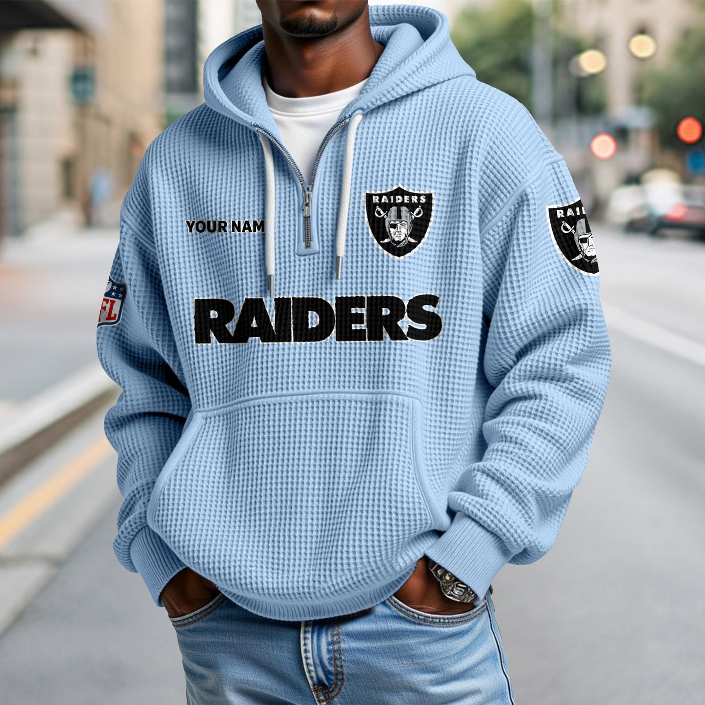 LV x NFL Waffle Hoodie DatND DVT