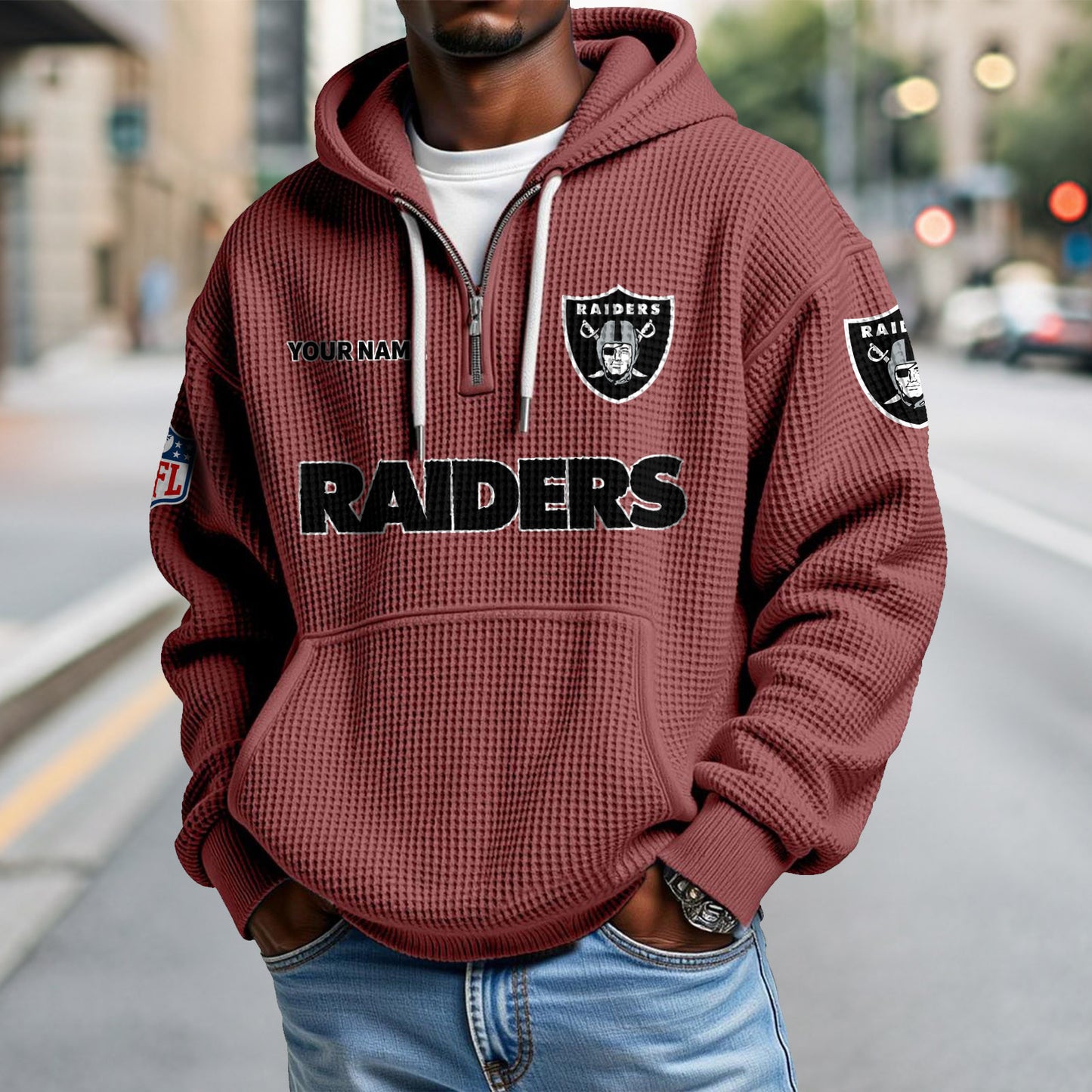 LV x NFL Waffle Hoodie DatND DVT