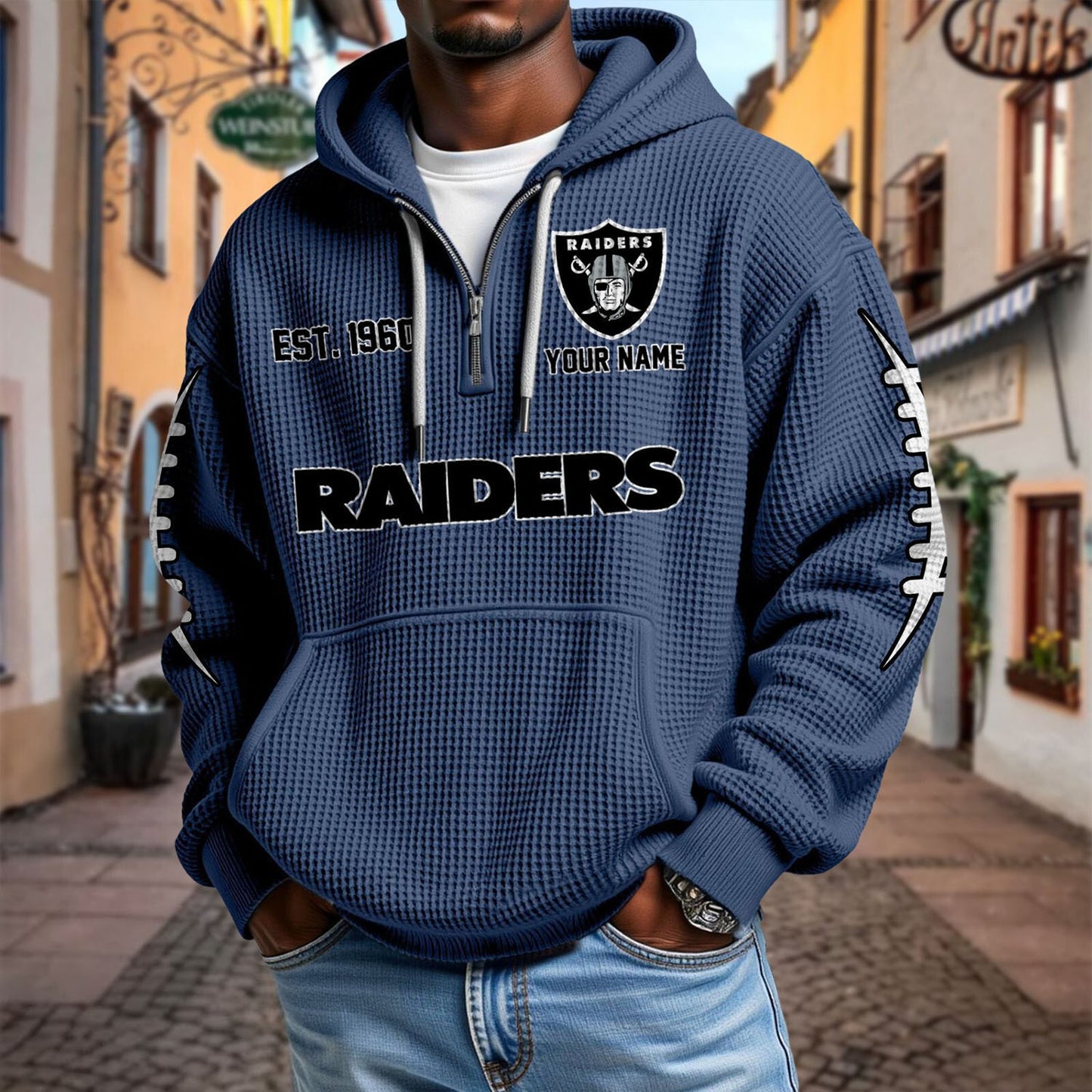 LV x NFL Waffle Hoodie DatND DVT